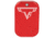 Taran Tactical Innovations Base Pad For Glock +0, 9/40 Double Stack, Red Finish