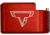 Taran Tactical Innovations Ultralight Short Sig MPX 9mm THRiL 6 Rounds MPX Base Pad, Red, MPX9SG2-03