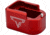 Taran Tactical Innovations Ultralight Short Sig MPX 9mm THRiL 6 Rounds MPX Base Pad, Red, MPX9SG2-03