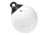 Taylor Made 9" Tuff End Inflatable Vinyl Buoy - White 72357