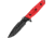 TB Outdoor Survival Fixed Blade Red