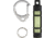 TEC Accessories Embrite Glow Fob, Anodized Aircraft Grade Aluminum, Keyring, Black, Black, A3-SB-BLK-EG