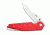 TecX Inceptra 440 Stainless Drop Point Blade, Folding Knife, Red Handle, 4.5 75687