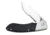 TecX X- Alt AUS-8 Drop Point Blade with Partial Serration, Folding Knife, Black &amp; Stainless, 4.25 75683