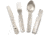 MIL-TEC German TSR Stainless Steel Eating Utensil - 4-Piece, Silver, 4 Piece, 14622000