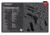 TekMat CZ-75 Shadow 2 SA Gun Cleaning Mat, Black/White, Rubber, 11 x 17in, TEKR17CZSHDW2