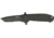 Tekut Ares Son Linerlock Fold Knife, stainless partially serrated tanto blade, Black G-10 handle TK5073