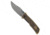 Tenable Knives Tenable Bison Liner Lock Knife Amber PEI 3.2" Damascus, Yellow, Damascus, adult, BHQ-236323