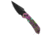 Tenable Knives Tenable Fenrir Button Lock Knife Undead Jade G-10 3.4" Black SW, Green/Purple, 14C28N, adult, BHQ-230019