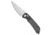 Tenable Knives Tenable Fenrir Crossbar Lock Knife Black G-10 Frag 3.4" Stonewash, Black, Nitro-V, adult, BHQ-221167