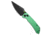 Tenable Knives Tenable Fenrir Crossbar Lock Knife Green Diamond Al 3.4" Black SW, Green, Nitro-V, adult, BHQ-230018