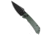 Tenable Knives Tenable Fenrir Crossbar Lock Knife Green G-10 Frag 3.4" Black Stonewash, Green, Nitro-V, adult, BHQ-221263