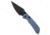 Tenable Knives Tenable Fenrir Top Liner Lock Knife Blue Crystallized Titanium 3.4" Black, Blue, Nitro-V, adult, BHQ-236317