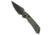 Tenable Knives Tenable Fenrir Top Folding Knife, 3.40in, Nitro V Steel, Harpoon Blade, G-10, Green Handle, Green/Black, 7.85 inch, BHQ-223397