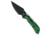Tenable Knives Tenable Fenrir Top Liner Lock Knife Misty Mountain Jade G-10 3.4" Black SW, Green/White, D2, adult, BHQ-227644