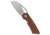 Tenable Knives Tenable Goblin L Liner Lock Knife Brown Micarta 3.1" Stonewash, Brown, 14C28N, adult, BHQ-233331