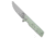 Tenable Knives Anomaly Folding Knife, 3.14in, Nitro V Steel, G-10, Jade Handle, Jade/Gray, 7.29 inch, BHQ-206552