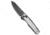 Tenable Knives Beaver Crossbar Folding Knife, 3.44in, Nitro V Steel, Drop Point Blade, G-10, Black/White Handle, Black/White/Black Gray, 8.03 inch, BHQ-216240