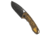 Tenable Knives Tenable Knives Bombur Liner Lock Knife Amber Ultem 3.5" Black Stonewash, Yellow, D2, adult, BHQ-226766