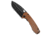 Tenable Knives Bombur Folding Knife, 3.53in, D2, Drop Point Blade, G-10, Brown Handle, Brown/Black Gray, 8.38 inch, BHQ-206559