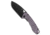Tenable Knives Tenable Knives Bombur Liner Lock Knife Purple Micarta 3.5" Black SW, Purple, D2, adult, BHQ-226765