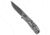 Tenable Knives Einar Folding Knife, 3.13in, Nitro V Steel, Drop Point Blade, Carbon Fiber, Black/White Handle, Black/White/Black Gray, 7.21 inch, BHQ-215844