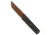 Tenable Knives Tenable Knives Foosa Fixed Blade Knife Black Micarta 3.1" Rose Gold, Black, D2, adult, BHQ-234353