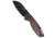 Tenable Knives Tenable Knives Model 6 Crossbar Lock Knife Red/Black G-mascus 3.1" Black SW, Black/Red, 14C28N, adult, BHQ-219740
