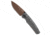 Tenable Knives Tenable Knives Raven Crossbar Lock Knife Black Micarta 3.5" Rose Gold, Black, 14C28N, adult, BHQ-219738