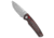 Tenable Knives Tenable Knives Raven Crossbar Lock Knife Red/Blk G-mascus 3.5" Stonewash, Black/Red, 14C28N, adult, BHQ-219726