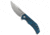 Tenable Knives Tenable Orion Liner Lock Knife Blue Topo G-Mascus 3.1" Stonewash*DISC*, Black/Blue, 14C28N, adult, BHQ-236377