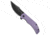 Tenable Knives Tenable Orion Liner Lock Knife Purple Micarta 3.1" Black SW Milled, Purple, Nitro-V, adult, BHQ-230015