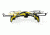 Tenergy Phoenix 6CH WIFI FPV Modular Quadcopter with Collision Avoidance Module, Black/Yellow 61336