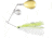 Terminator Pro Series Spinnerbait, Colorado/Colorado Blades, Nickel/Gold Blade Finish, Chartreuse and White Shad, 3/8oz, PSS38CC02NG