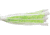 Terminator QuickSkirt, Chartreuse Silver Shad, 3 Piece, TSK15