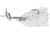 Terminator Shuddering Bait, Silver Shiner, 3/8oz, SDB3881