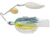 Terminator Super Stainless Spinnerbait, Gold Colorado Blade/Nickel Willow Blade, Hot Shad, 1/2oz, S12CW91GN