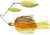 Terminator Super Stainless Spinnerbait, Gold Willow Blade, Pumpkinseed, 1/2oz, S12WW93GG