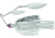 Terminator Super Stainless Spinnerbait, Nickel Willow Blade, Silver Shiner, 3/8oz, S38WW81NN