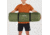 TETON Sports Bridger -35 F Canvas Sleeping Bag, Green/Plum, Long, 10013