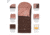 TETON Sports Celsius 0 F Sleeping Bag, Brown/Pink, Regular, 178R
