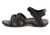 Teva Tirra Womens Sandals, Black/Grey, 5 US, 4266-BKGY-5 US