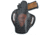 Texas 1836 Cannon Vintage Edition - Open Top OWB Holster, Right Hand, Glock 26 /9mm &amp; .40 XD Most Double Stack Sub Compact Pistols, With No Attachment, Vintage Brown, Black, TX-BH3-640-VINBRO
