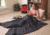 Texsport Fleece Sleeping Bag, Navy Blue, 15202