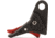The Gun Company Gen 3/4 SS Trigger, Black Shoe, Red Safety, TGC-SS-TRG-BLK-RED