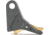 The Gun Company Gen 3/4 SS Trigger, Gray Shoe, Brass Safety, TGC-SS-TRG-GRY-BRS