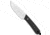The James Brand The James Brand Hell Gap Fixed Blade Knife Black Micarta 3.6" Satin, Black, CPM S35VN, adult, BHQ-113211