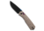 The James Brand The James Brand The Carter Ambi-Slider Knife Desert Sky G-10 2.8" Black, Tan, VG10, adult, BHQ-195318