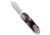 The James Brand The James Brand The Elko Slip Joint Keychain Knife Desert Tortoise 1.6" Satin, Brown, Sandvik 12C27, adult, BHQ-195438
