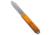The James Brand The James Brand The Ellis Slim Knife Canary Aluminum 2.6" Satin, Orange, Sandvik 12C27, adult, BHQ-182980